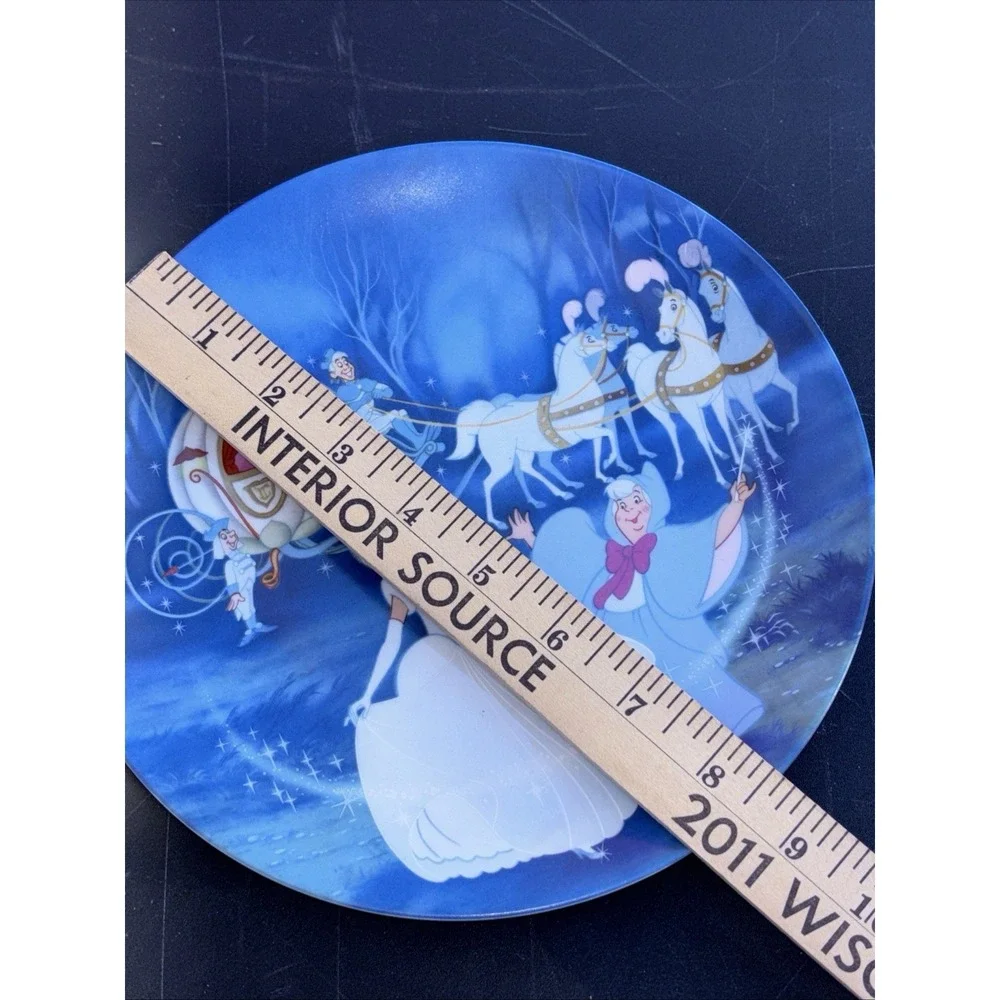 1988 Knowles Disney Cinderella Collector Plate Bibbidi-Bobbidi-Boo 8.5 in No Box
